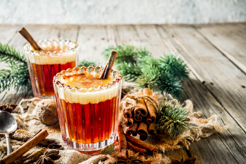 hot buttered rum cocktail